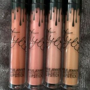 Authentic Kylie Cosmetics Liquid Lipstick Nude Set